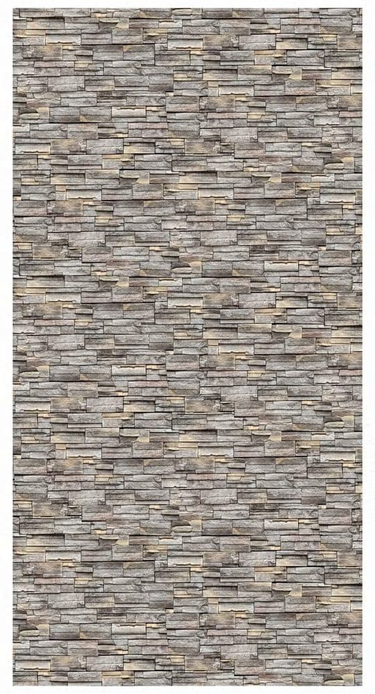 Mermer desenli folyo ML1179-1 — taş duvar, gri