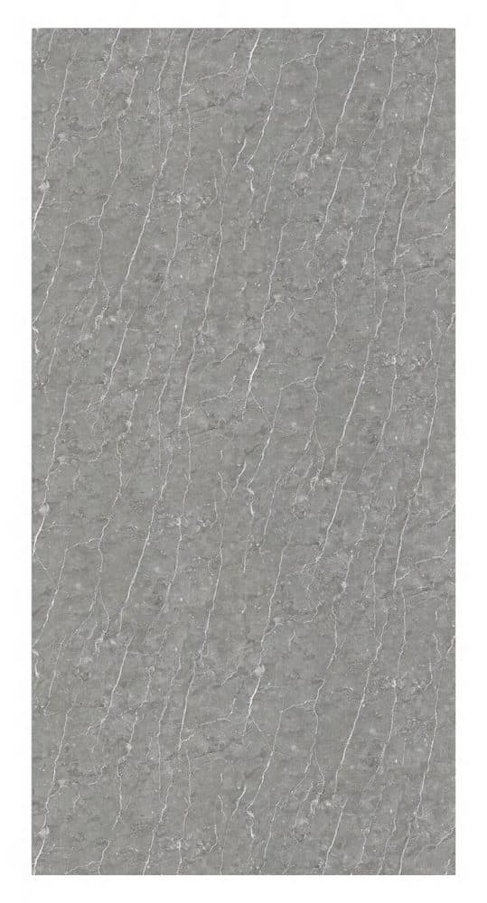 Mermer desenli folyo ML1225 — gri, ince damar