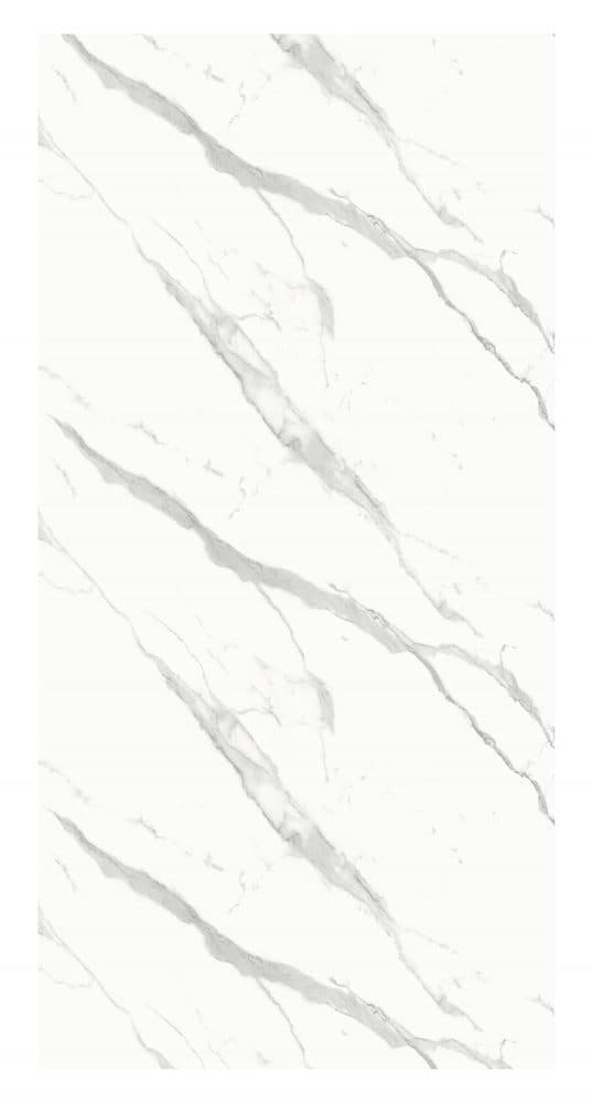 Mermer desenli folyo ML1230 — Statuario, beyaz, gri damar