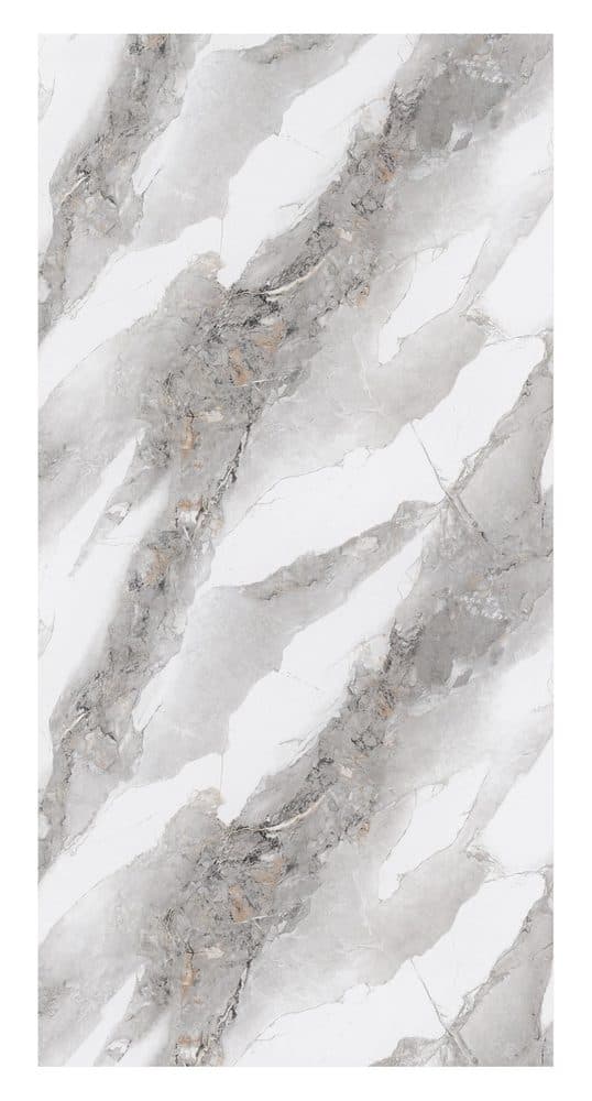 Mermer desenli folyo ML1277 — gri, bantlı