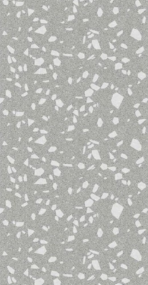 Mermer desenli folyo ML3157 — Terrazzo, gri, taş kırığı
