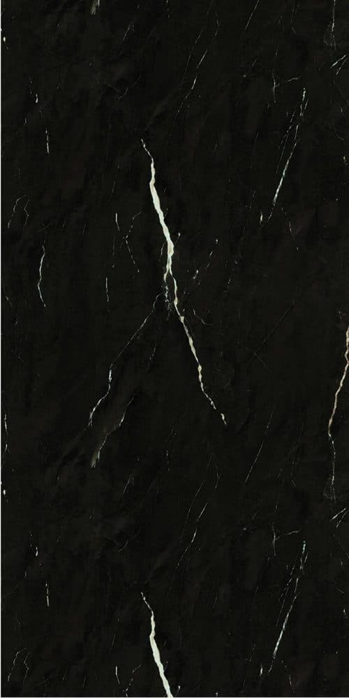 Mermer desenli folyo ML9009-1 — Nero Marquina, siyah, beyaz damar